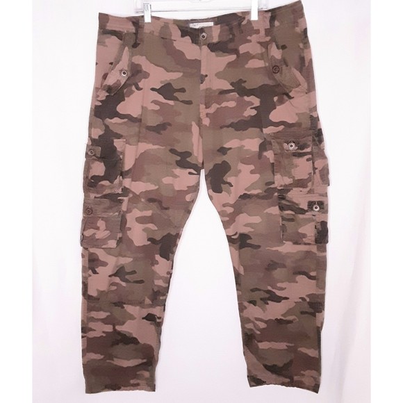 PJ Mark Vintage 1994 Camo Cargo Pants Size W44xL32 - Picture 7 of 13